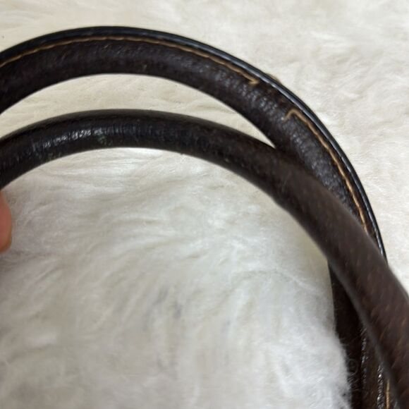 Gucci Beige and Brown Monogram Bag with Red and Green Stripe - Picture 12 of 16